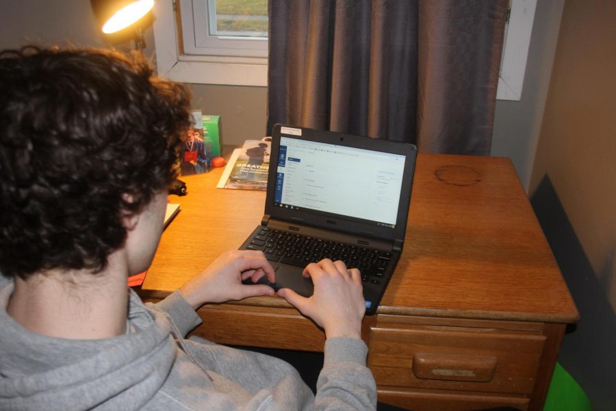 SNOW DAY ALTERNATIVES: If Roncalli switched to e-Learning
days, students would be able to do assignments at home
if Roncalli would have to close school due to snow. However,
the prospect of e-Learning days has not been received well by
many teachers, suggesting a low potential for implementation.