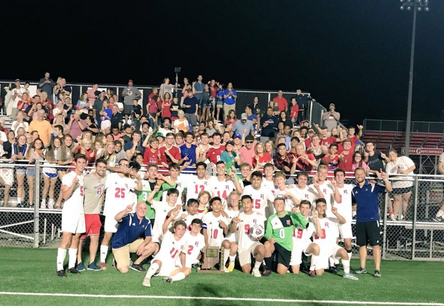 TIME TO CELEBRATE: Boys soccer wins a sectional title against Perry Meridian. This is the first sectional title in over 7 years.