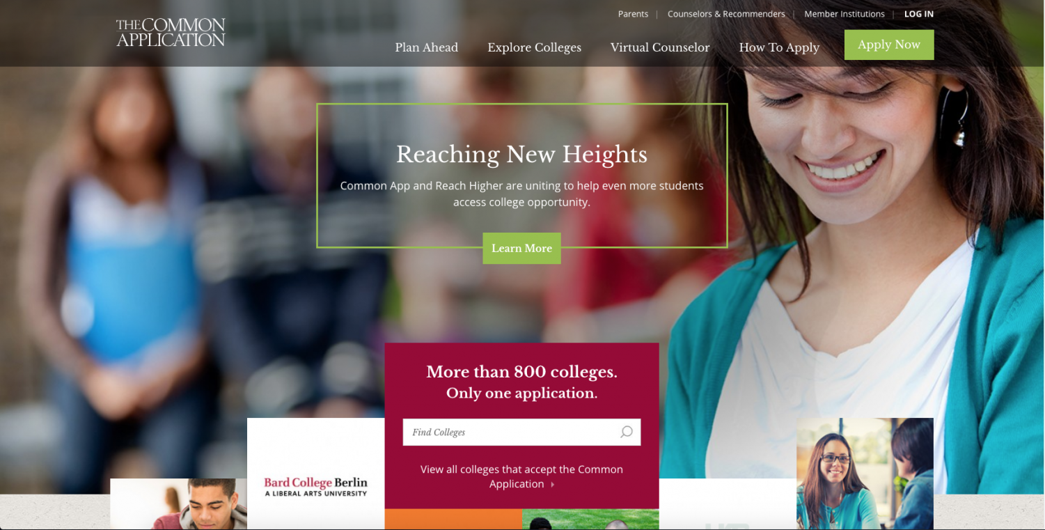 COMMON APP: A way for applicants to apply to college is through a website called Common Application. Students will be able to more easily send applications to more colleges.