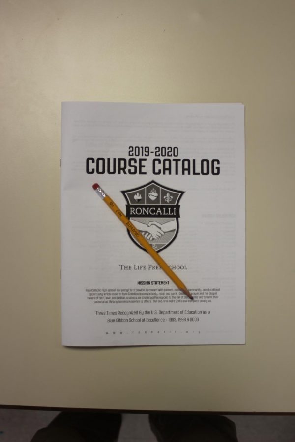 New Additions: The course catalog contains information on classes students can take. Courses such as Physical Science and Fiber arts will be available next school year.